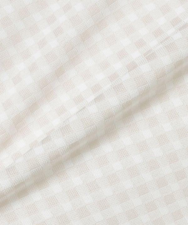 〈WOMEN〉PURPLE LABEL / スフィダンテ バイアスチェック モックネックシャツ