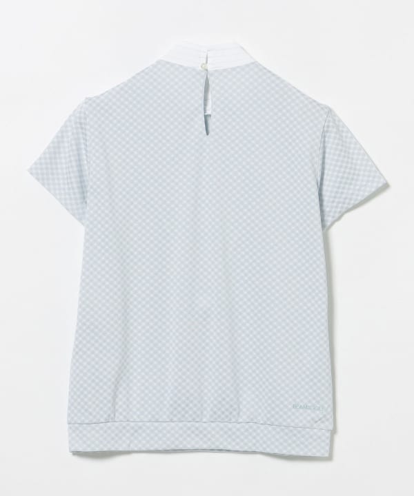 〈WOMEN〉PURPLE LABEL / スフィダンテ バイアスチェック モックネックシャツ