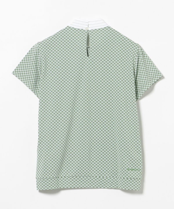〈WOMEN〉PURPLE LABEL / スフィダンテ バイアスチェック モックネックシャツ