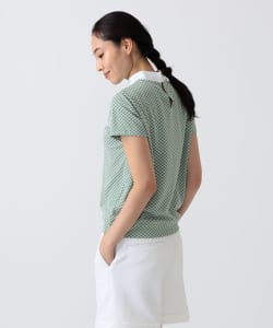 〈WOMEN〉PURPLE LABEL / スフィダンテ バイアスチェック モックネックシャツ