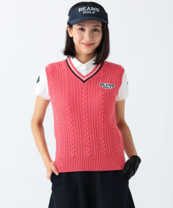 BEAMS GOLF PURPLE LABEL / 女裝 絞花針織 背心