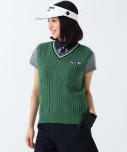 BEAMS GOLF PURPLE LABEL / 女裝 絞花針織 背心