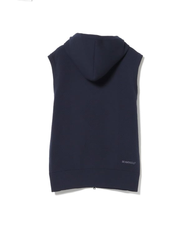 BEAMS GOLF レディース ベスト ブラック新品タグ付き BEAMS GOLF（ビームス ゴルフ）〈WOMEN〉B.G.THREE / ALL-TIME