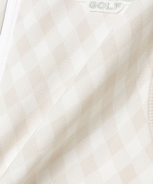 PURPLE LABEL / バイヤスチェック フーディ ベスト