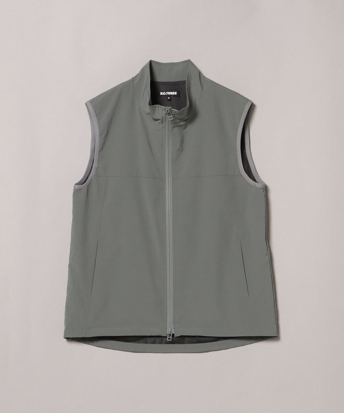 〈WOMEN〉B. G.THREE / ALL-TIME フルジップ ベスト トップス WOMEN GREY M 〈WOMEN〉B. G.THREE / ALL-TIME フルジップ ベスト トップス WOMEN GREY M
