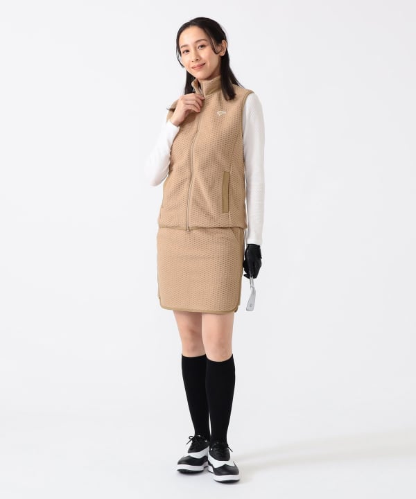 BEAMS GOLF（ビームス ゴルフ）PURPLE LABEL / 切り替え ワッフル