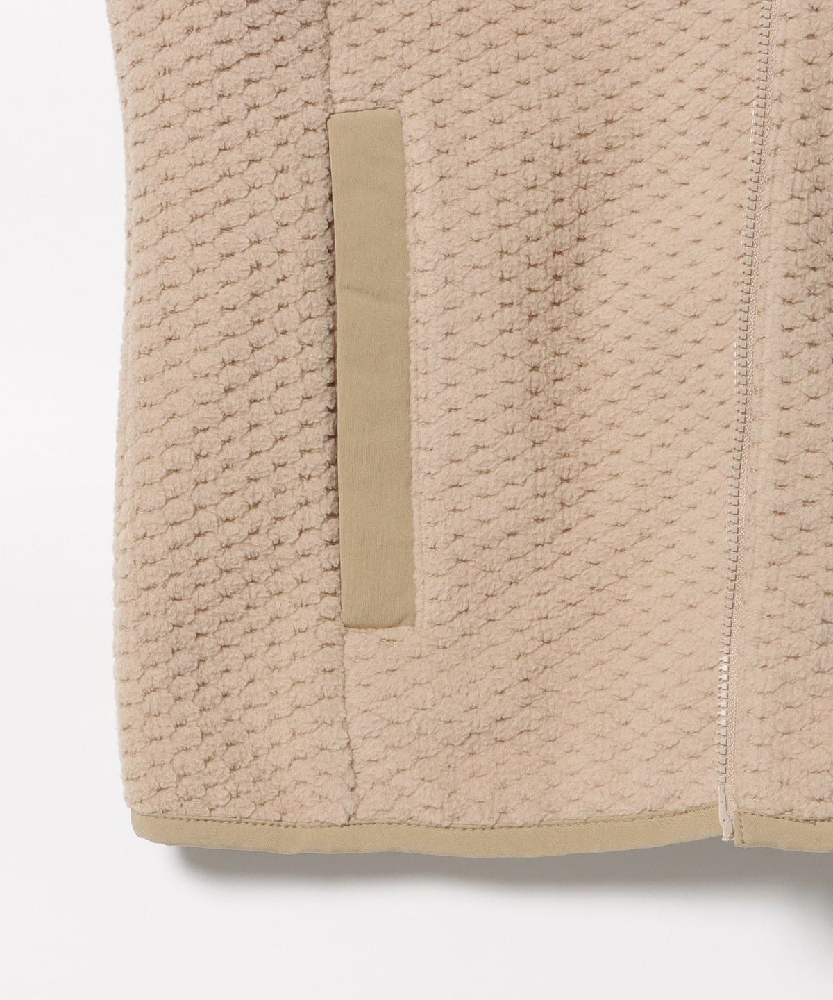 BEAMS GOLF ビームスゴルフ　ベージュ ダウンベスト スカート BEAMS GOLF（ビームス ゴルフ）PURPLE LABEL / 切り替え ワッフル