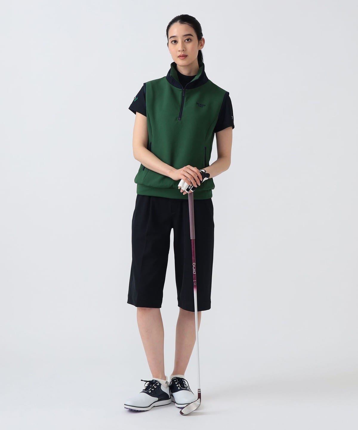 BEAMS GOLF（ビームス ゴルフ）PURPLE LABEL / ツイル ハーフジップ