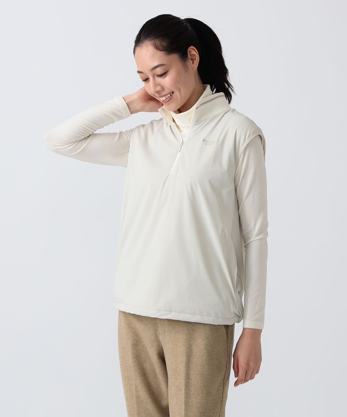 BEAMS GOLF（ビームス ゴルフ）PURPLE LABEL / 撥水 ストレッチ ハーフ