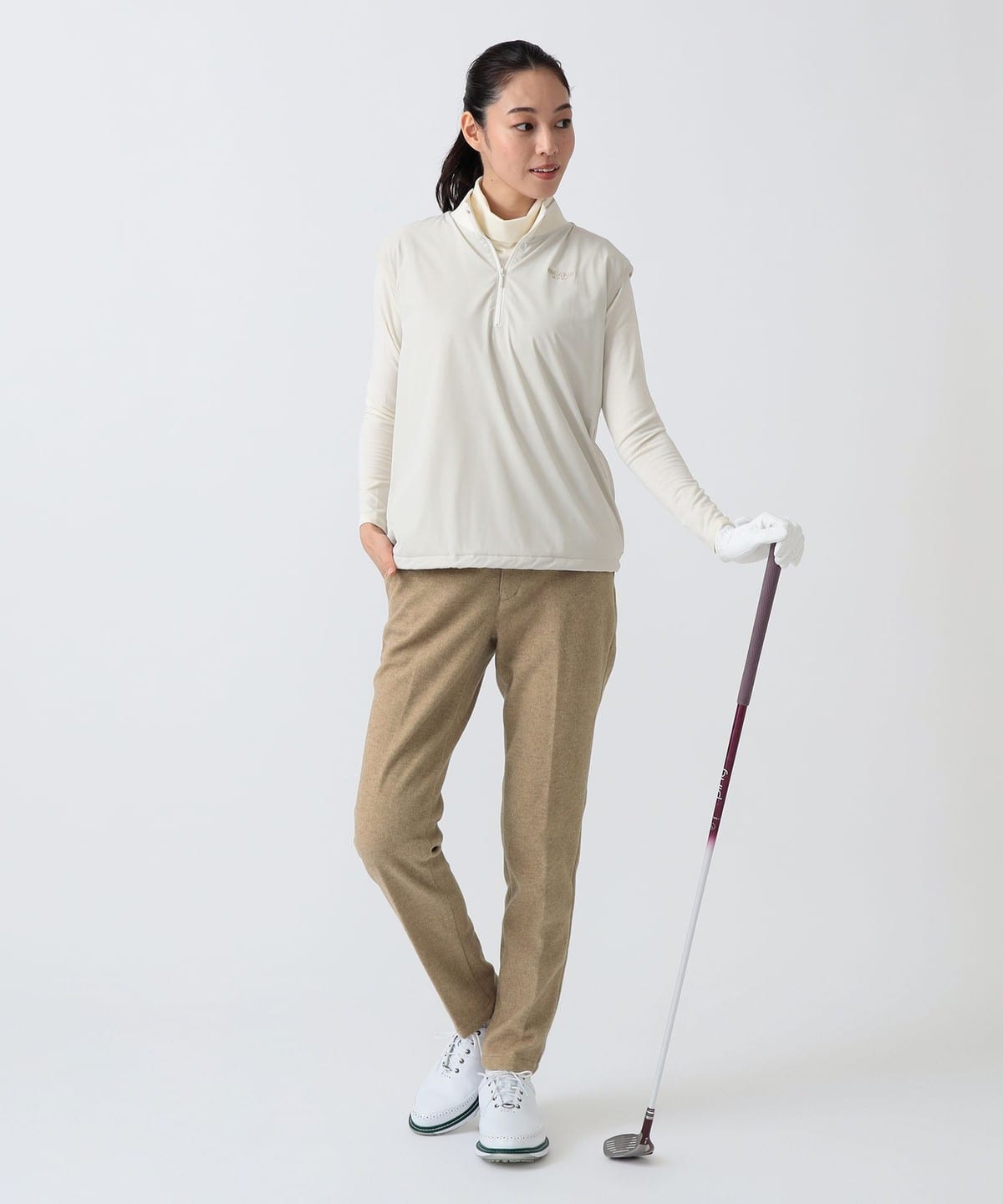 BEAMS GOLF（ビームス ゴルフ）PURPLE LABEL / 撥水 ストレッチ ハーフ
