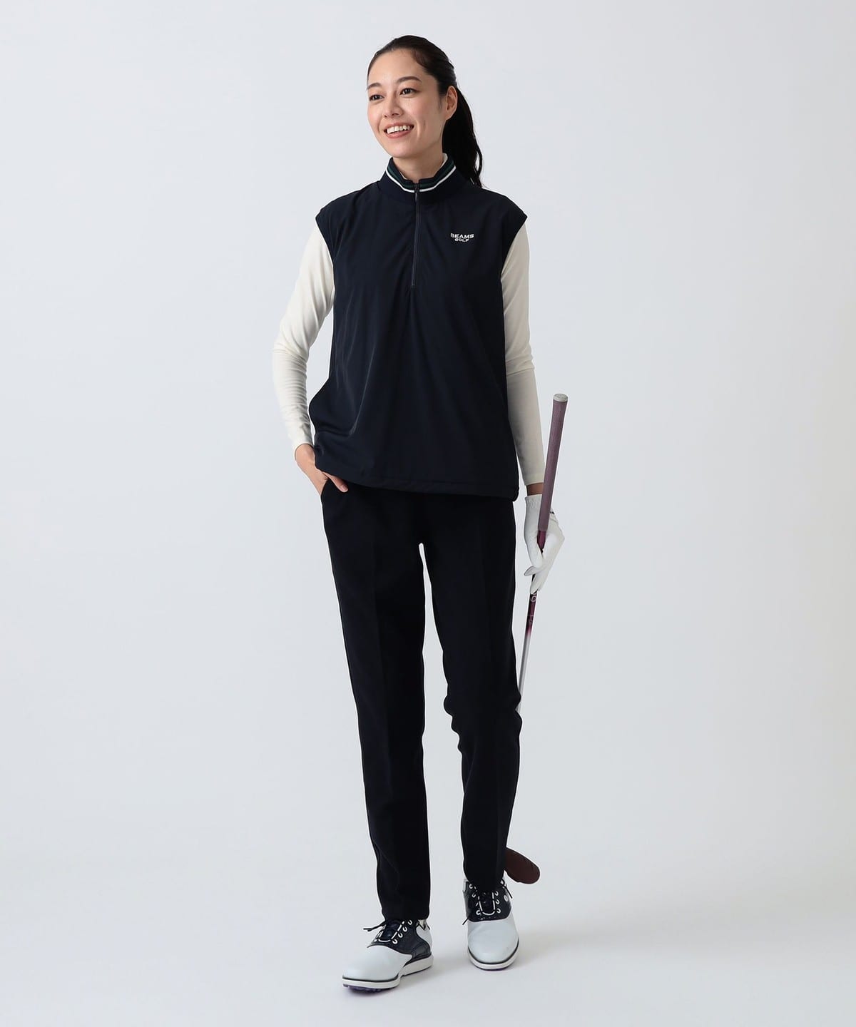 BEAMS GOLF（ビームス ゴルフ）PURPLE LABEL / 撥水 ストレッチ ハーフ