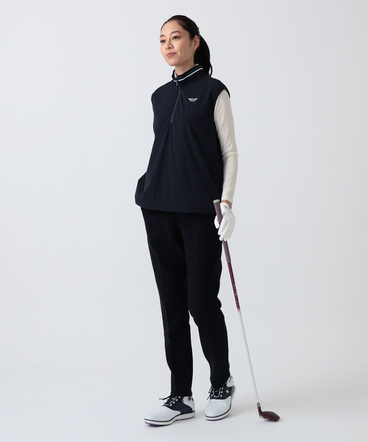 BEAMS GOLF（ビームス ゴルフ）PURPLE LABEL / 撥水 ストレッチ ハーフ
