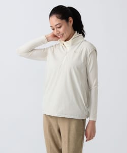 PURPLE LABEL / 撥水 ストレッチ ハーフジップ ベスト