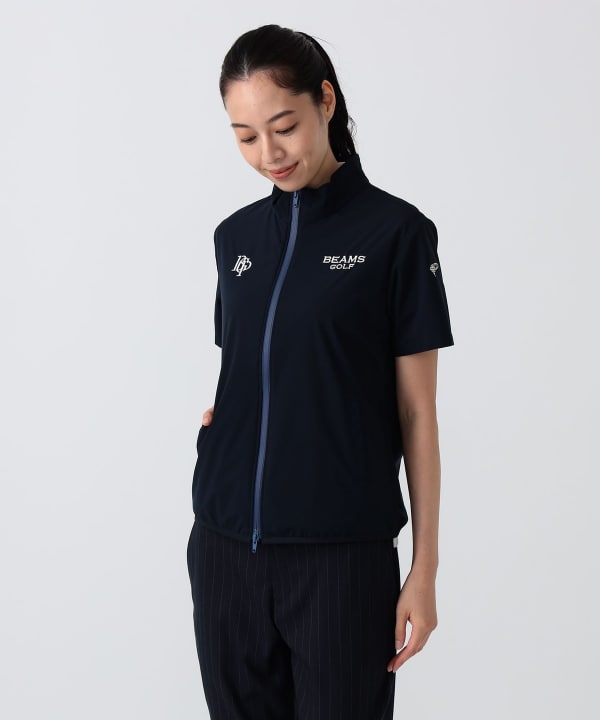 PURPLE LABEL / スフィダンテ 撥水 ショートスリーブ ブルゾン Model：H172 B75 W58 H84　Size：M