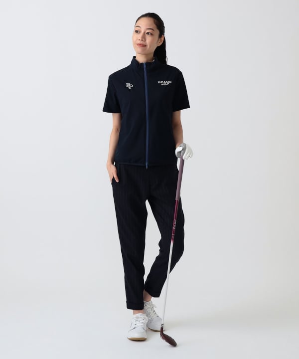 PURPLE LABEL / スフィダンテ 撥水 ショートスリーブ ブルゾン Model：H172 B75 W58 H84　Size：M
