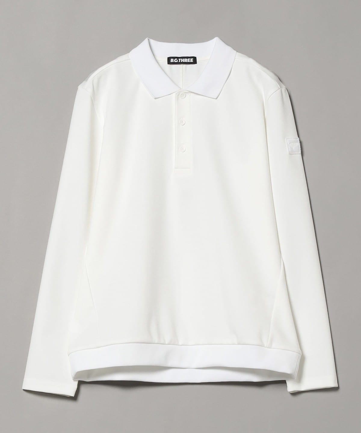美品 BG.THREE ビームスゴルフ ブレードカラー ニットポロシャツ M BEAMS GOLF（ビームス ゴルフ）〈MEN〉B.G.THREE / ALL-TIME
