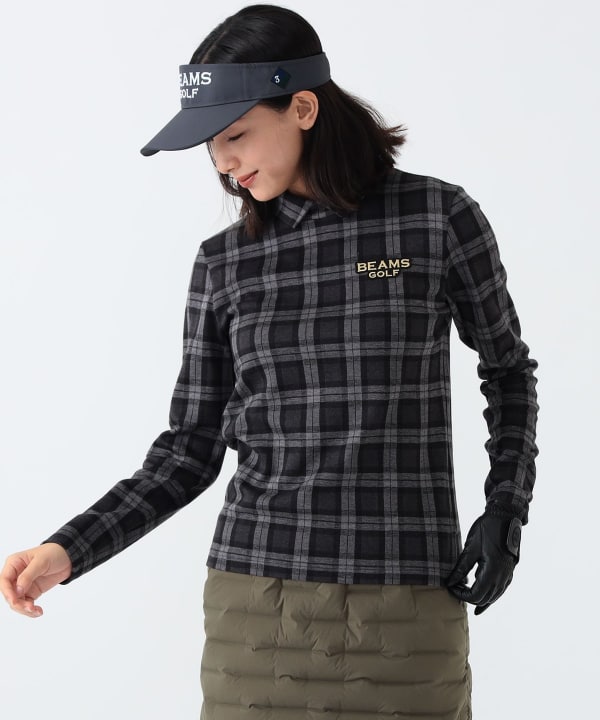 BEAMS GOLF（ビームス ゴルフ）PURPLE LABEL / 襟付き タータンチェック プルオーバー（シャツ・ブラウス ポロシャツ）通販｜ BEAMS