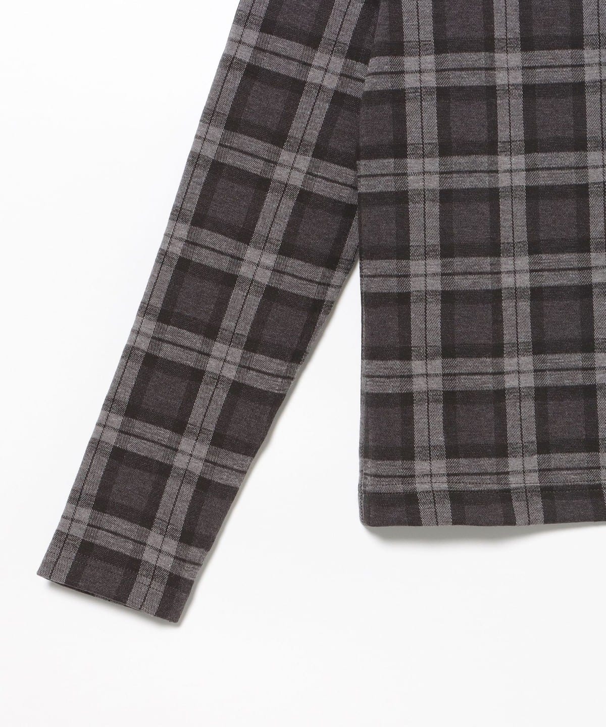BEAMS GOLF (BEAMS GOLF) PURPLE LABEL / Collared Tartan Check