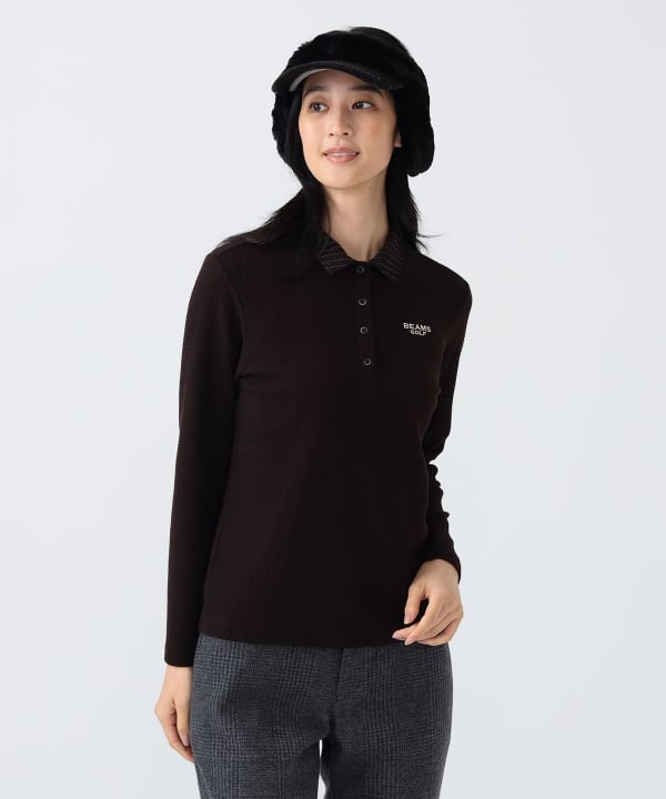 BEAMS GOLF（ビームス ゴルフ）PURPLE LABEL / ストライプ襟