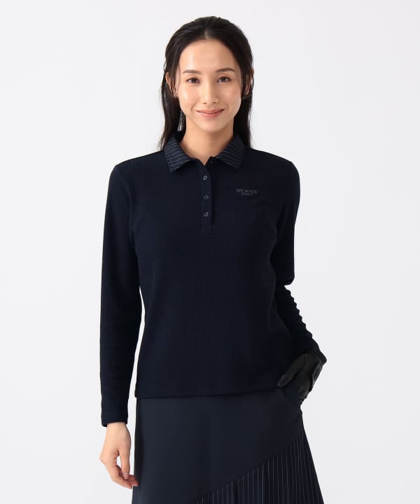 BEAMS GOLF（ビームス ゴルフ）PURPLE LABEL / ストライプ襟