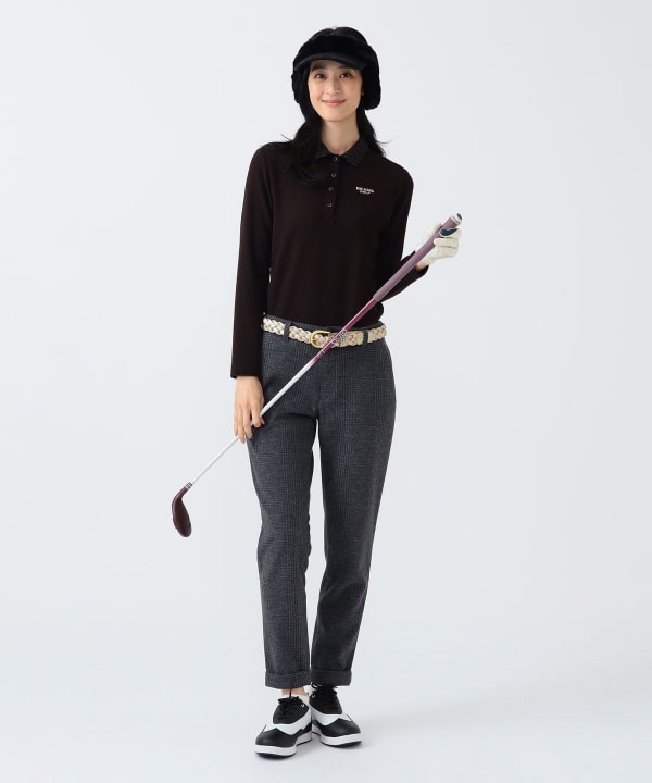 BEAMS GOLF ストライプ柄 ロゴ バイカラー長袖ポロシャツ シアサッカー 楽天市場】BEAMS GOLF ビームスゴルフ 半袖ポロシャツ