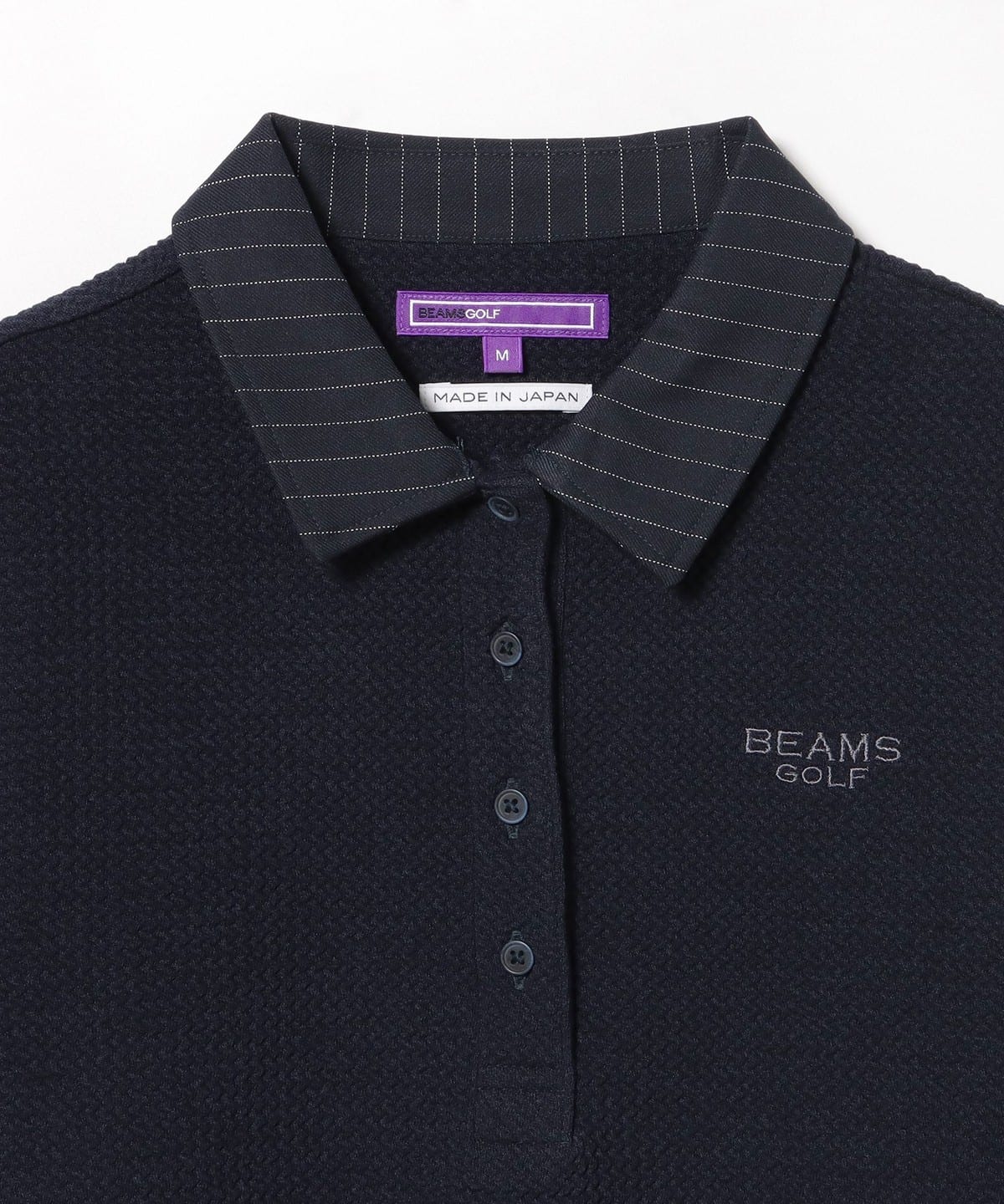 BEAMS GOLF（ビームス ゴルフ）PURPLE LABEL / ストライプ襟 ロング