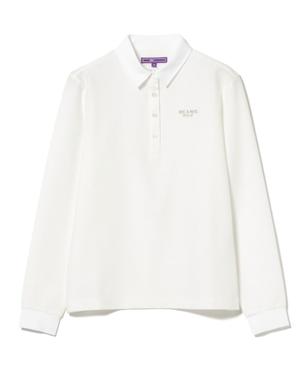 PURPLE LABEL / クレリック ロングスリーブ ポロシャツ