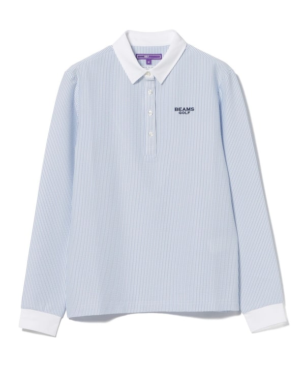 PURPLE LABEL / クレリック ロングスリーブ ポロシャツ