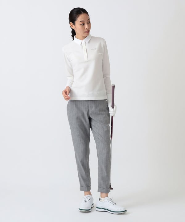 PURPLE LABEL / クレリック ロングスリーブ ポロシャツ Model：H172 B75 W58 H84　Size：M