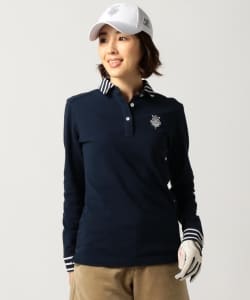 BEAMS GOLF PURPLE LABEL / クレリック 長袖ポロシャツ