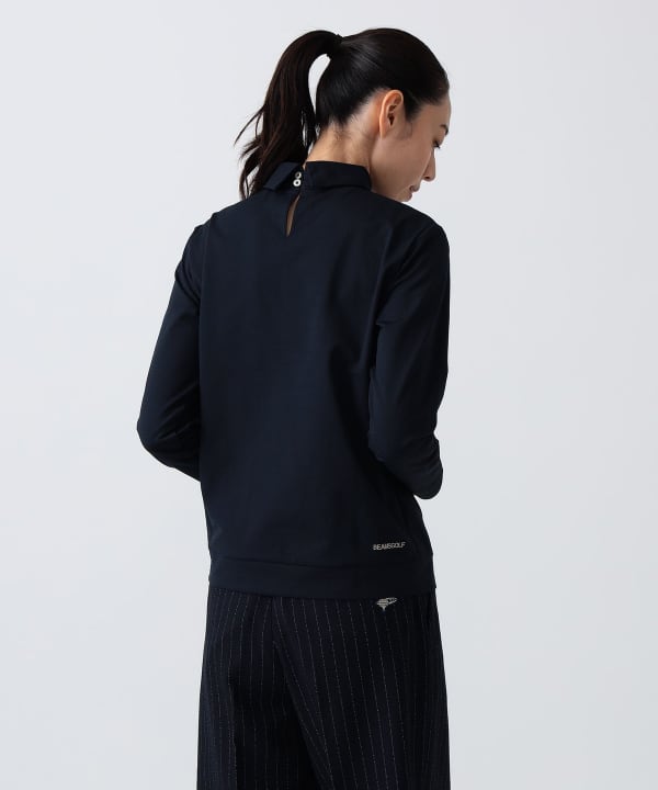 PURPLE LABEL / 襟付き ロングスリーブ プルオーバー Model：H172 B75 W58 H84　Size：M