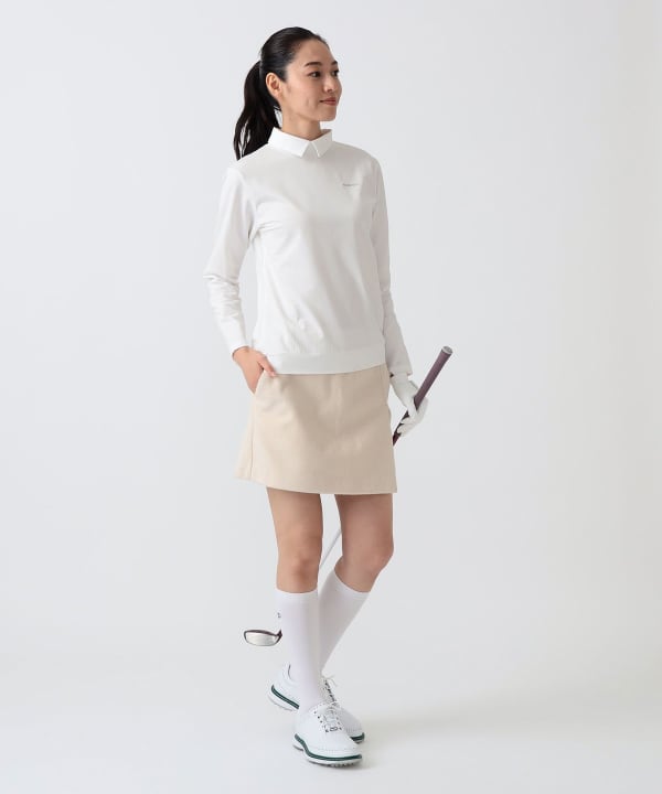 PURPLE LABEL / 襟付き ロングスリーブ プルオーバー Model：H172 B75 W58 H84　Size：M