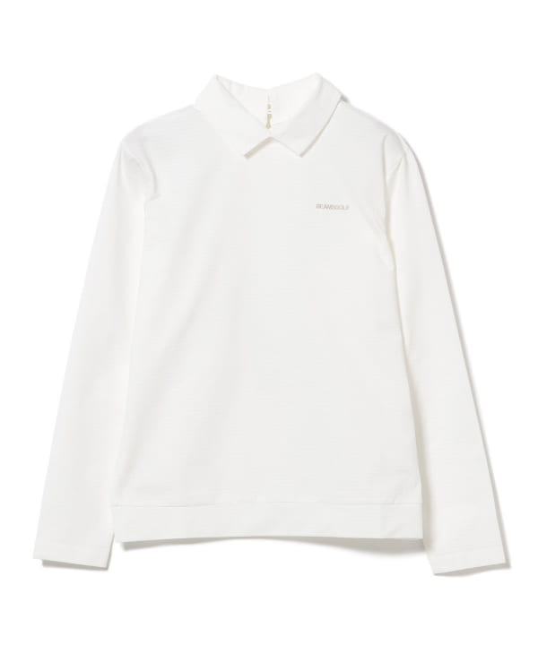 PURPLE LABEL / 襟付き ロングスリーブ プルオーバー