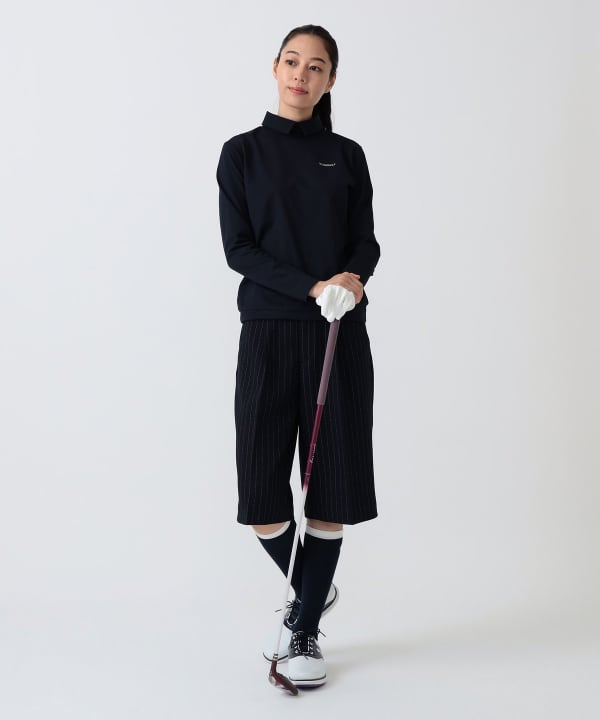 PURPLE LABEL / 襟付き ロングスリーブ プルオーバー Model：H172 B75 W58 H84　Size：M