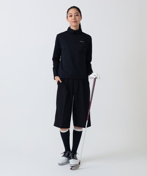 PURPLE LABEL / 襟付き ロングスリーブ プルオーバー Model：H172 B75 W58 H84　Size：M