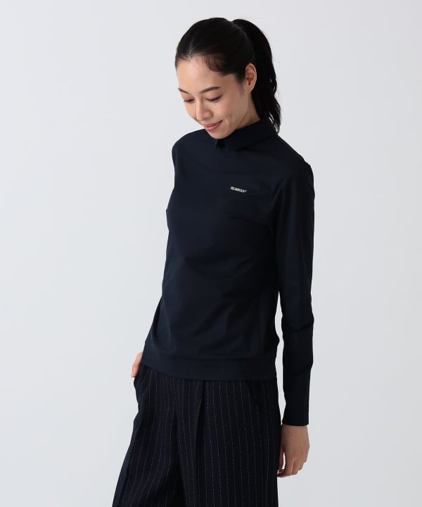PURPLE LABEL / 襟付き ロングスリーブ プルオーバー Model：H172 B75 W58 H84　Size：M