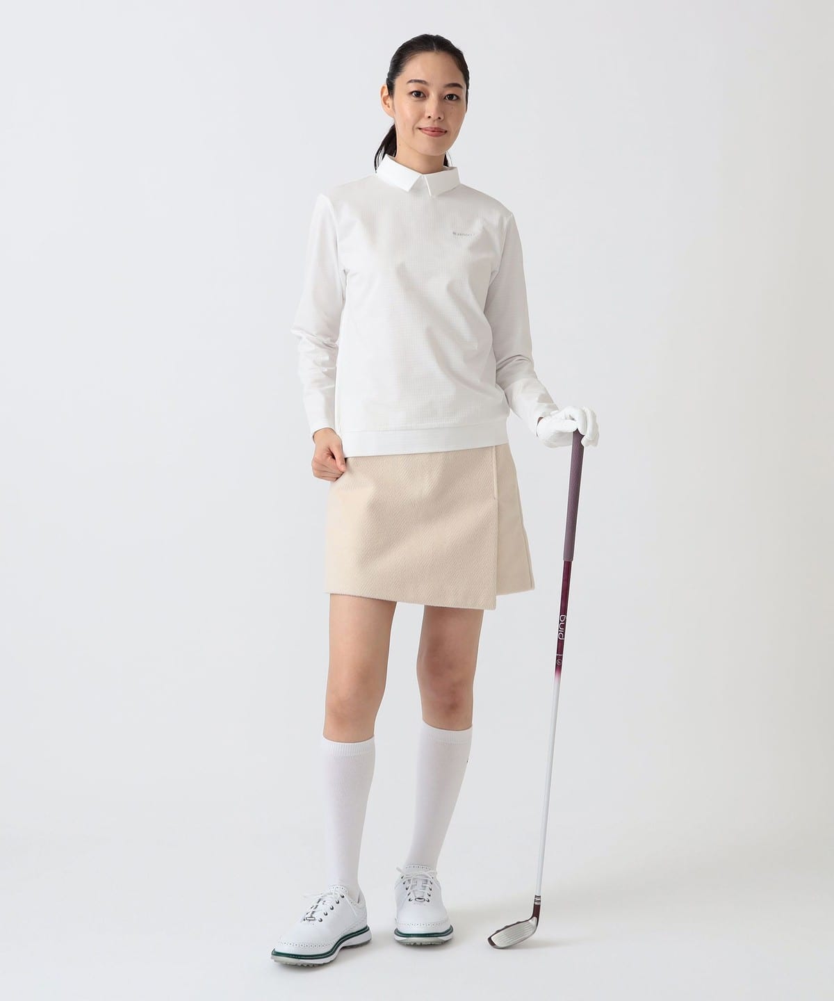 BEAMS GOLF（ビームス ゴルフ）PURPLE LABEL / 襟付き ロングスリーブ