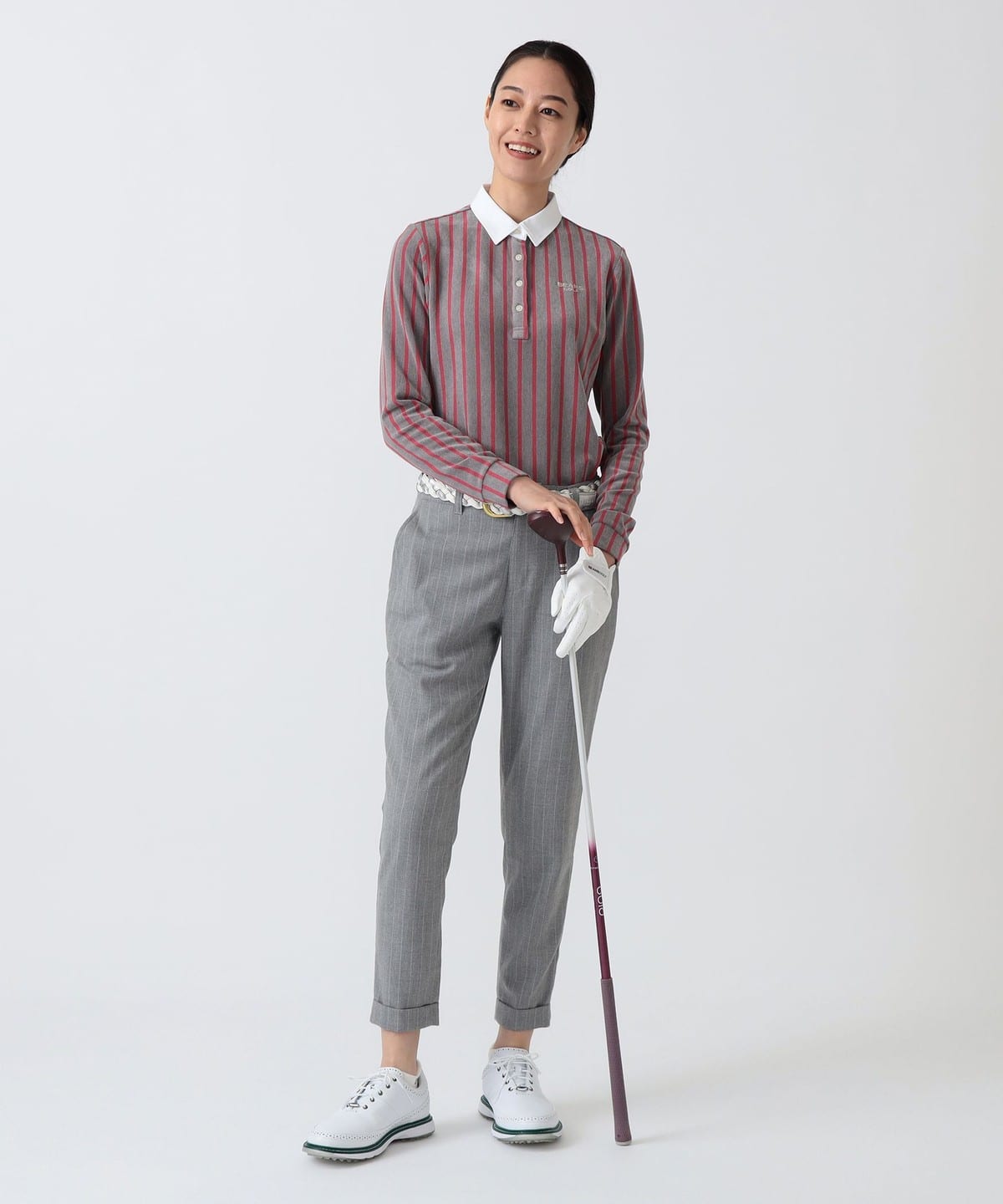 BEAMS GOLF（ビームス ゴルフ）PURPLE LABEL / 起毛 ストライプ