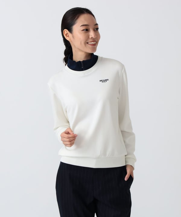 PURPLE LABEL / 襟ジップ プルオーバー Model：H172 B75 W58 H84　Size：M