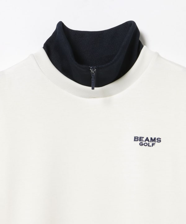 PURPLE LABEL / 襟ジップ プルオーバー