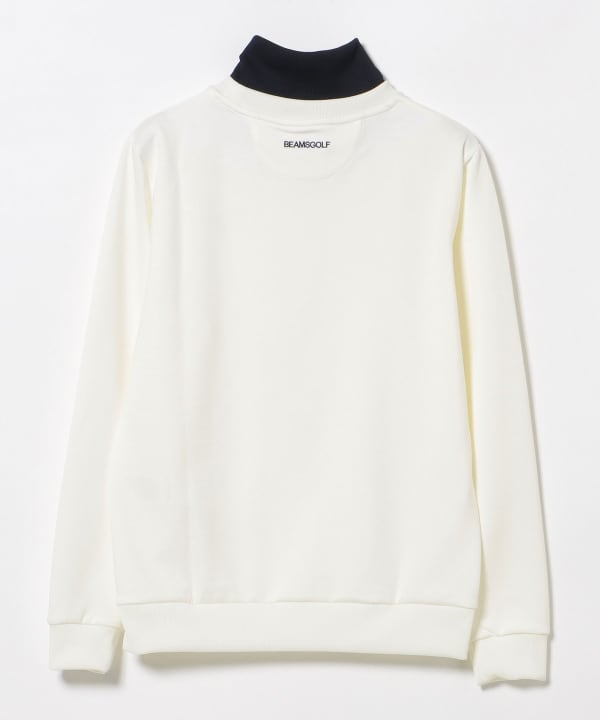 PURPLE LABEL / 襟ジップ プルオーバー