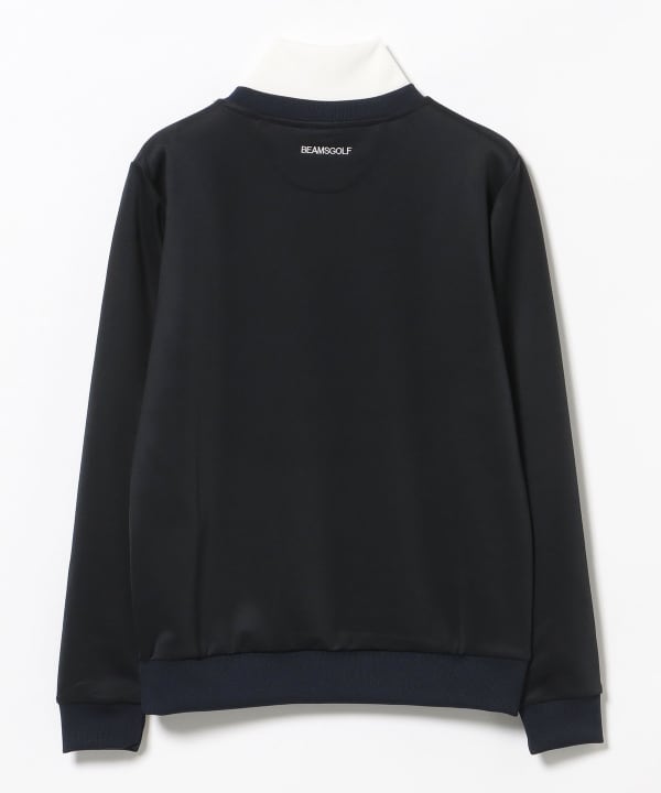 PURPLE LABEL / 襟ジップ プルオーバー