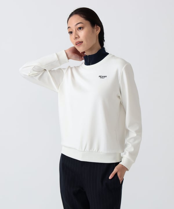 PURPLE LABEL / 襟ジップ プルオーバー Model：H172 B75 W58 H84　Size：M