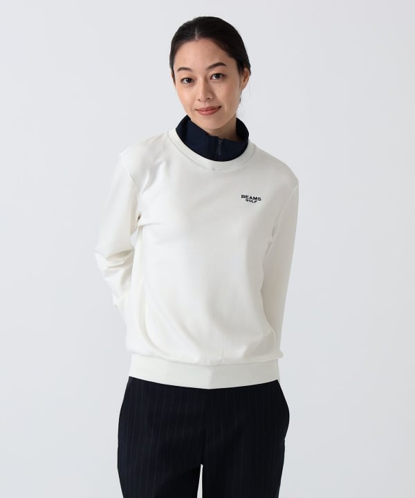 PURPLE LABEL / 襟ジップ プルオーバー Model：H172 B75 W58 H84　Size：M