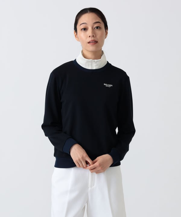 PURPLE LABEL / 襟ジップ プルオーバー Model：H172 B75 W58 H84　Size：M