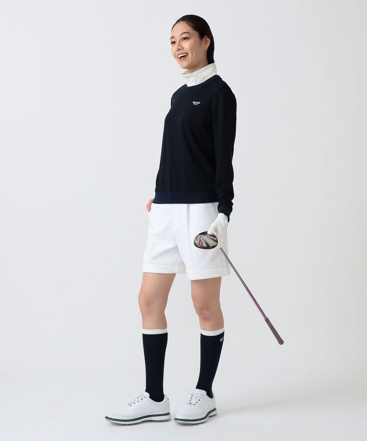 BEAMS GOLF（ビームス ゴルフ）PURPLE LABEL / 襟ジップ プルオーバー