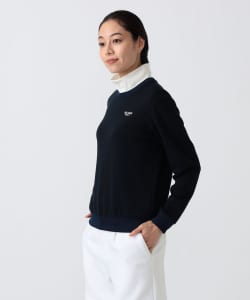 PURPLE LABEL / 襟ジップ プルオーバー