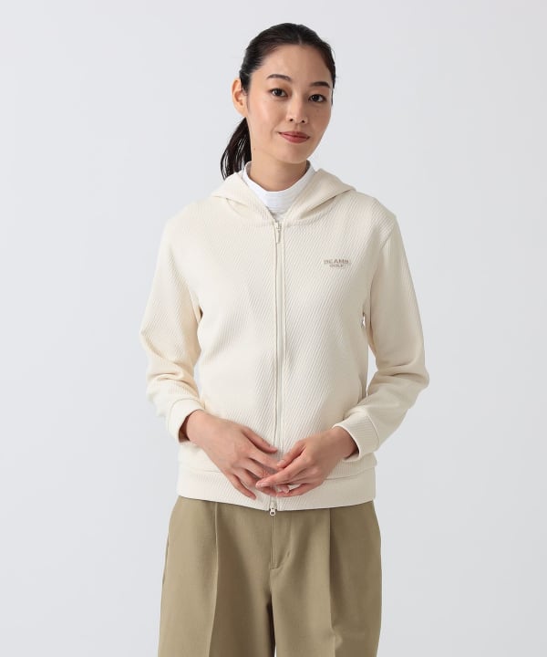 PURPLE LABEL / ボンディングジャージ フルジップ パーカー Model：H172 B75 W58 H84　Size：M