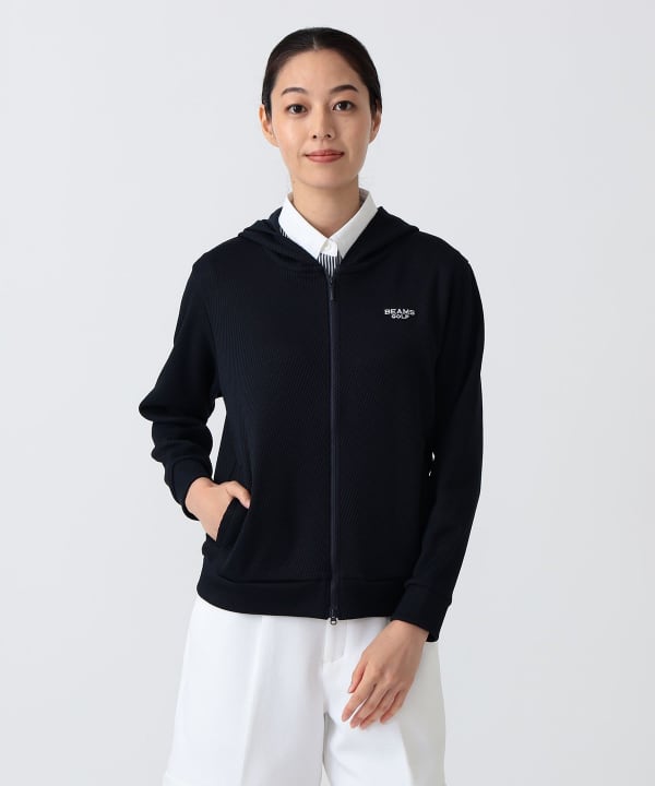 PURPLE LABEL / ボンディングジャージ フルジップ パーカー Model：H172 B75 W58 H84　Size：M