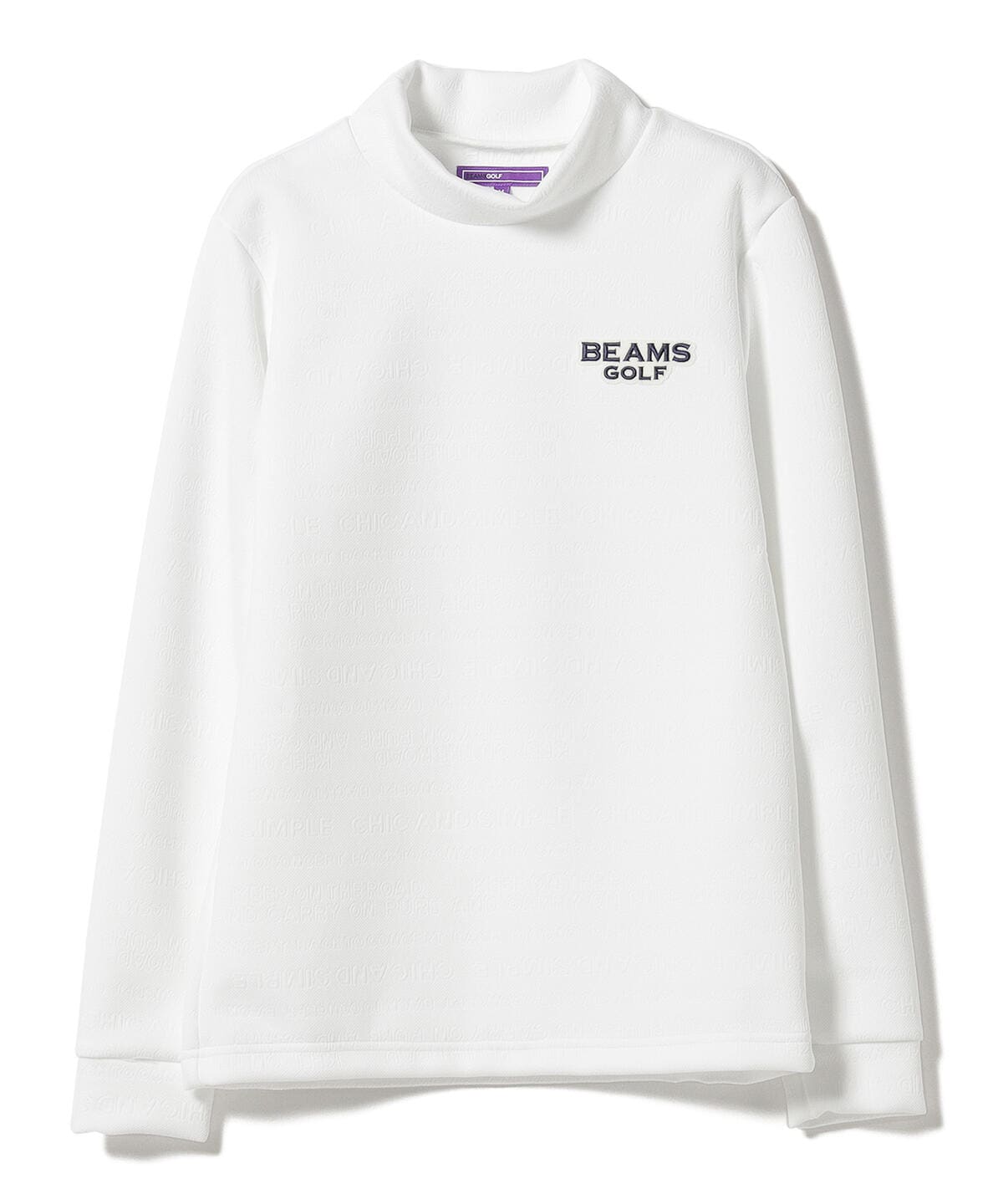 BEAMS GOLF（ビームス ゴルフ）〈WOMEN〉BEAMS GOLF PURPLE LABEL / メッシュキルト ジャカード モックネックシャツ （Tシャツ・カットソー カットソー）通販｜BEAMS